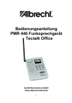 Bedienungsanleitung PMR 446 Funksprechgerät Tectalk Office