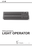 Bedienungsanleitung • LIGHT OPERATOR • LC-48