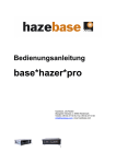Bedienungsanleitung base*hazer*pro