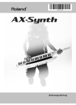 AX Synth Manual