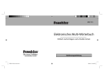 Elektronisches Multi-Wörterbuch - Franklin Electronic Publishers, Inc.