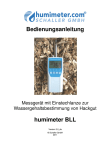 Bedienungsanleitung humimeter BLL