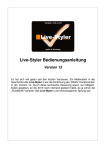 Live-Styler Bedienungsanleitung Version 15