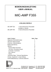 MIC-AMP F355 - For-Tune