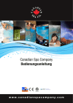 Canadian Spa Company Bedienungsanleitung