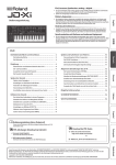 Bedienungsanleitung JD-Xi