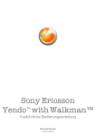 Bedienungsanleitung Sony-Ericsson Yendo