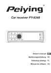 Car receiver PY-9348