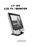 17” TFT LCD TV / MONITOR