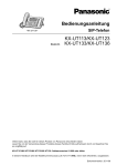 KX-UT113/KX-UT123 Modell-Nr. KX-UT133/KX-UT136