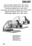 Allesschneider Master M 6 / M 9 / M 91 Universal slicer