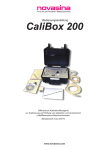 Bedienungsanleitung CaliBox 200