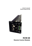 RCM-26 Bedienungsanleitung - Electro
