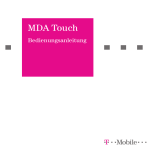 Bedienungsanleitung T-Mobile MDA Touch