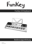 Funkey 54 Keyboard Bedienungsanleitung