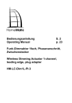 Bedienungsanleitung S. 2 Operating Manual p. 23 Funk