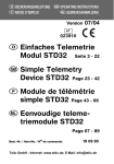 Einfaches Telemetrie Modul STD32 Simple Telemetry Device