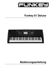 Funkey 61 Deluxe Bedienungsanleitung