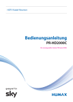 Bedienungsanleitung Humax PR-HD2000C (PDF 1,6