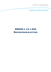 DRGOS 1.13.1 GUI Bedienungsanleitung