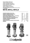 MXV-B, MXV(L), MXV(L)4 - Industrial Pumps & Motors