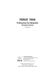 FONIX® 7000 - Frye Electronics