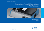 Automatische Filmaufziehvorrichtung Film Applicator