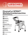 DiversaCut SPRINT® Würfelschneidemaschine Betriebsanleitung