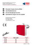 Bruciatori di gas ad aria soffiata Gas-Gebläsebrenner Forced