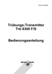 Bedienungsanleitung Tr&uuml;bungs