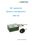 USB &ndash; gesteuerter Optischer Leistungsmonitor - Qioptiq Q-Shop