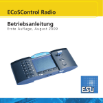 Betriebsanleitung ECoSControl Radio - Modellbahnshop