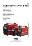 INVERTEC V205, V270 & V405