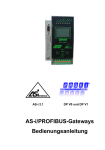 AS-i/PROFIBUS-Gateways Bedienungsanleitung