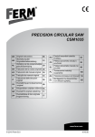 PRECISION CIRCULAR SAW CSM1035