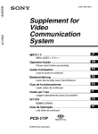 Supplement for Video Communication System