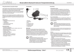 Motorradhelm Bluetooth-Intercom-Freisprecheinrichtung