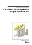 Pulverbeschichtungskabine MagicCompact BA03