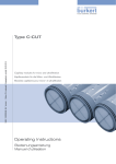 Operating Instructions Type C-CUT