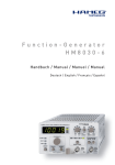 Function-Generator HM8030-6