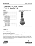 Gro&szlig;e Fisherr ET- und ED-Ventile NPS 12 bis 16 und NPS 30