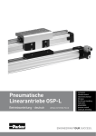 Modulare pneumatische Linearantriebe OSP-L