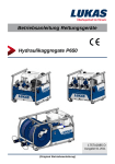 Hydraulikaggregate P650 Betriebsanleitung Rettungsger&auml;te