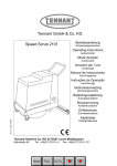 Speed Scrub 2101 CE Commercial Operator Manual