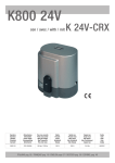 K800 24V con K 24-CRX