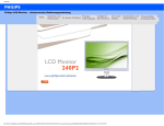 Philips-LCD-Monitor – elektronische Bedienungsanleitung