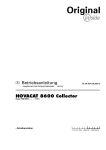 Betriebsanleitung NOVACAT 8600 Collector