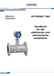 Handbuch für die elektrische und mechanische Installation