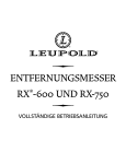 EntfErnungsmEssEr rX&reg;-600 und rX-750