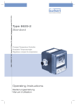 Operating Instructions Type 8625-2 Standard